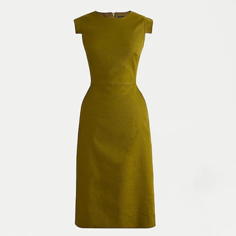 J. Crew Resume Dress in Stretch Linen